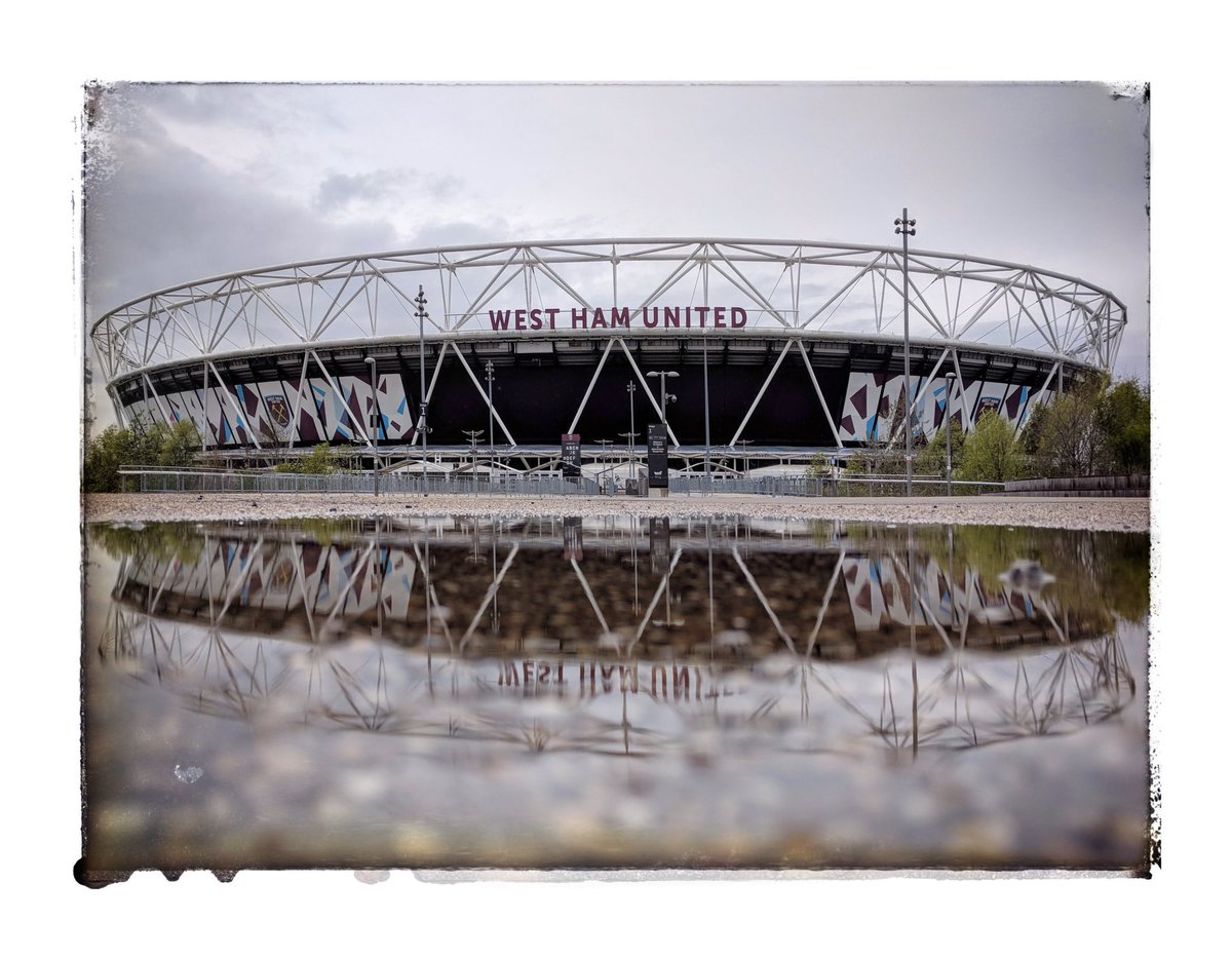 On this day ... 2018 A wet East London ... perfect. #whufc