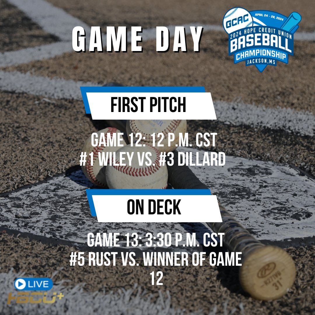 HBCUAC's tweet photo. Let's play ball! ⚾️🏟

#wherewinnersthrive #GCACRising https://t.co/rVxPBg6B5B