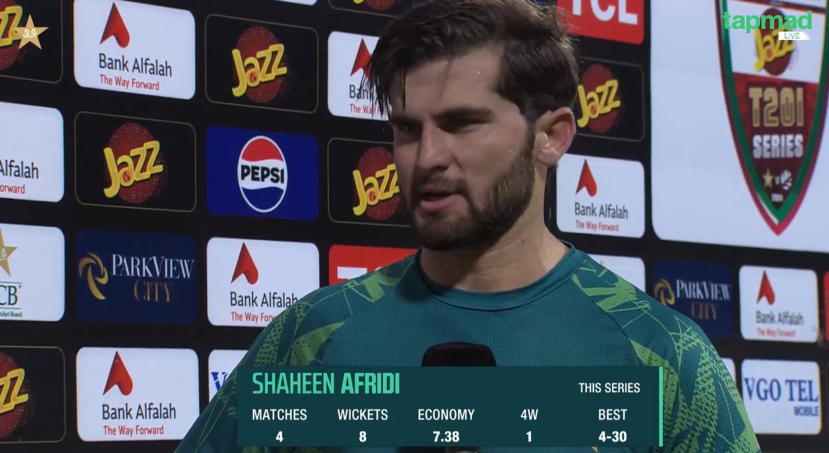 Man of the Match and Man of The Series - One and Only Shaheen Shah Afridi #PAKvNZ