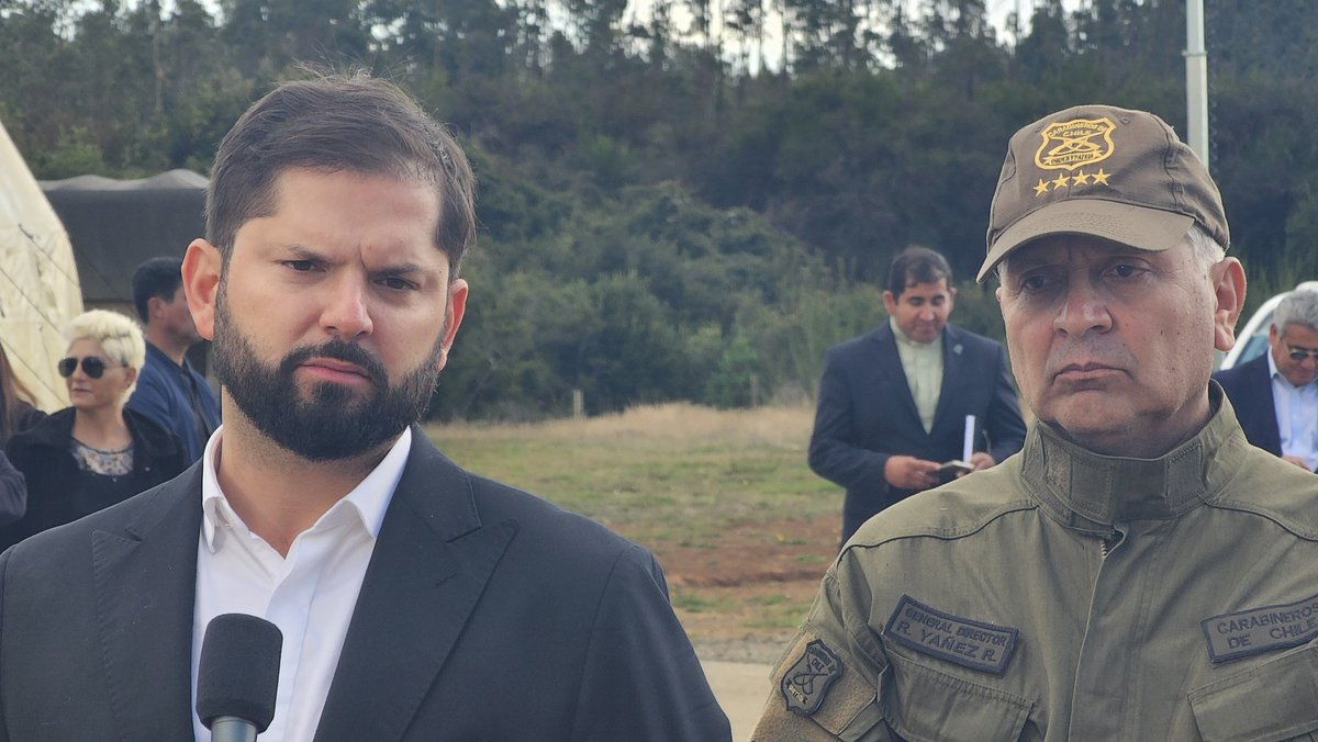 🔴Presidente Gabriel Boric desde Los Alamos: 'Nuestro rol como autoridades es dar conducción y entregar resultados. No actuar con la cabeza caliente y en esto todos somos necesarios. Por cierto lo es también el General Yáñez' @CNNChile