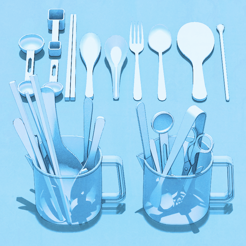 simple background food no humans shadow blue background blue theme spoon  illustration images