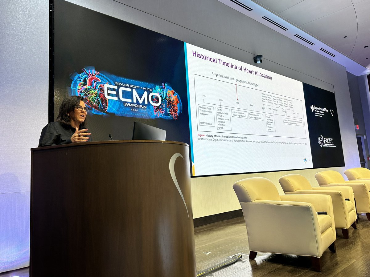 @shelleyhallmd with fabulous breakdown of tMCS utilization in the new allocation era at Baylor annual ECMO symposium at the heart hospital! @HafizaKMD @ivguerrerom @JHMontfort10 @SusanJosephMD @TheFACET_ @HeartPlano @bswhealth @NitinKa52724653 @kalazizimd @JasonKatzMD