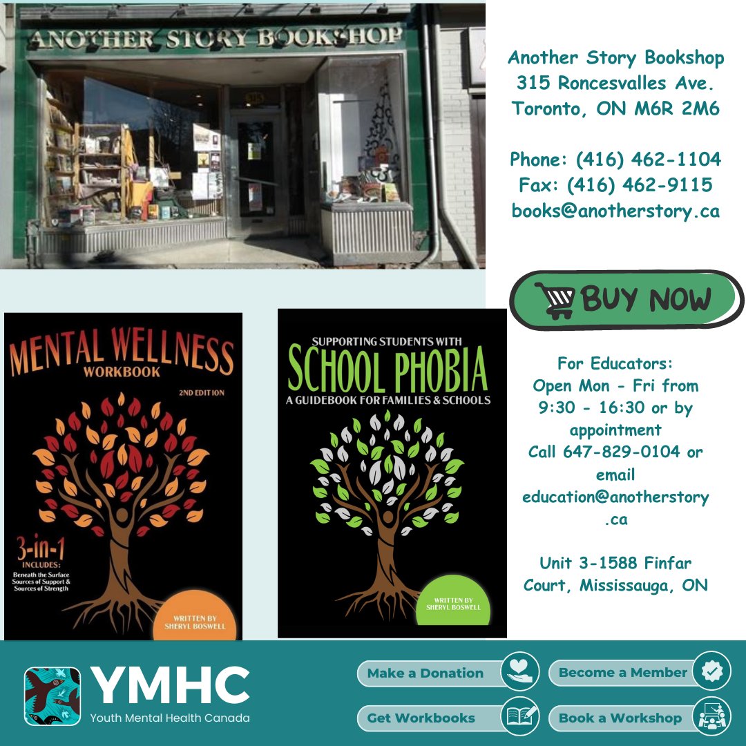 #IndependentBookstoreDay Support YMHC and @AnotherStoryTO by purchasing our books online or in #HamOnt #Toronto or #Mississauga #IndependentBookstore #canadianindependentbookstores
ymhc.ngo