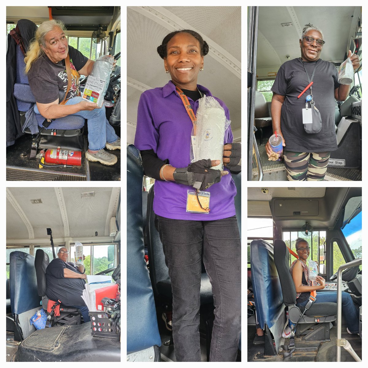 @SBE_HCS we celebrated our AMAZING bus drivers this week! We provided breakfast and a gift! Thank you for all you do for our students! Four missed their picture, but got their treats. @HenryCountyBOE
