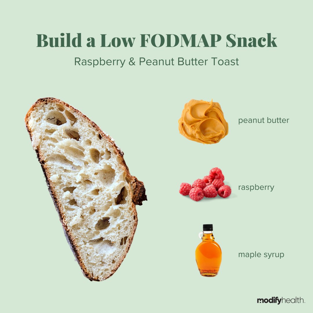 Attack your snack cravings with this raspberry & peanut butter toast! Crunchy, savory, and sweet all rolled into one 😋

#modifyhealth #mealdelivery #fiber #ibs #ibsproblems #healthyeating #feelbetter #celiac #glutenfree #lowfodmap #lowfodmapdiet #mediterranean #mediterraneandiet