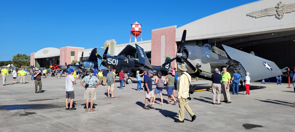 The STOL competitive flying has wrapped up - the Museum is open until 5pm today, & with all this activity - there's plenty to do & see! #HamptonRoads #VirginiaBeach #AvGeek #WWII #militaryaviation #MilitaryAviationMuseum #Aviation #VaBeach #LoveVA #Virginia