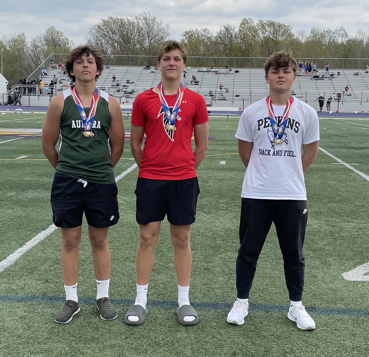 tygrude38's tweet photo. Brett Beury places 1st in the discus with a new meet and school record throw of 165’ 9”, at the Avon Invite! https://t.co/XgfVfXOgGD