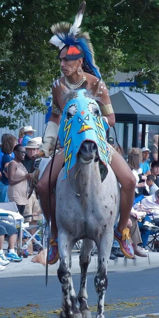 Members of the Cayuse, Umatilla, Nez Pez, and Walla Walla Tribes are joined by Native American Indians from around the Pacific Northwest in the Pendelton Roundup..