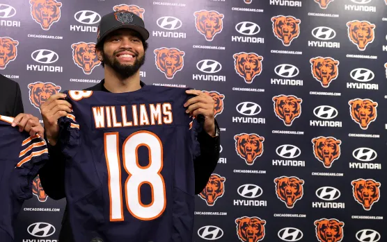 4/27 Peggy and Dionne podcast- @peggykusinski @dmillerabc7 - NFL Draft reactions! - Interview with new Chicago Bear and Hinsdale Central grad Kiran Amegadjie - The Bears draft a punter! - Celebrating a new era in Chicago football Listen on the ESPN Chicago app: