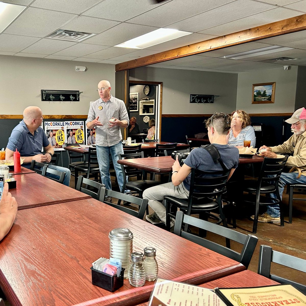 It was inspiring to see Democrats, Republicans, & unaffiliated voters come together for lively discussions at our Coffee with Ike in Lamar. Your engagement reflects the strength of our democracy. Let's keep bridging divides & working for a better future, united as Coloradans!