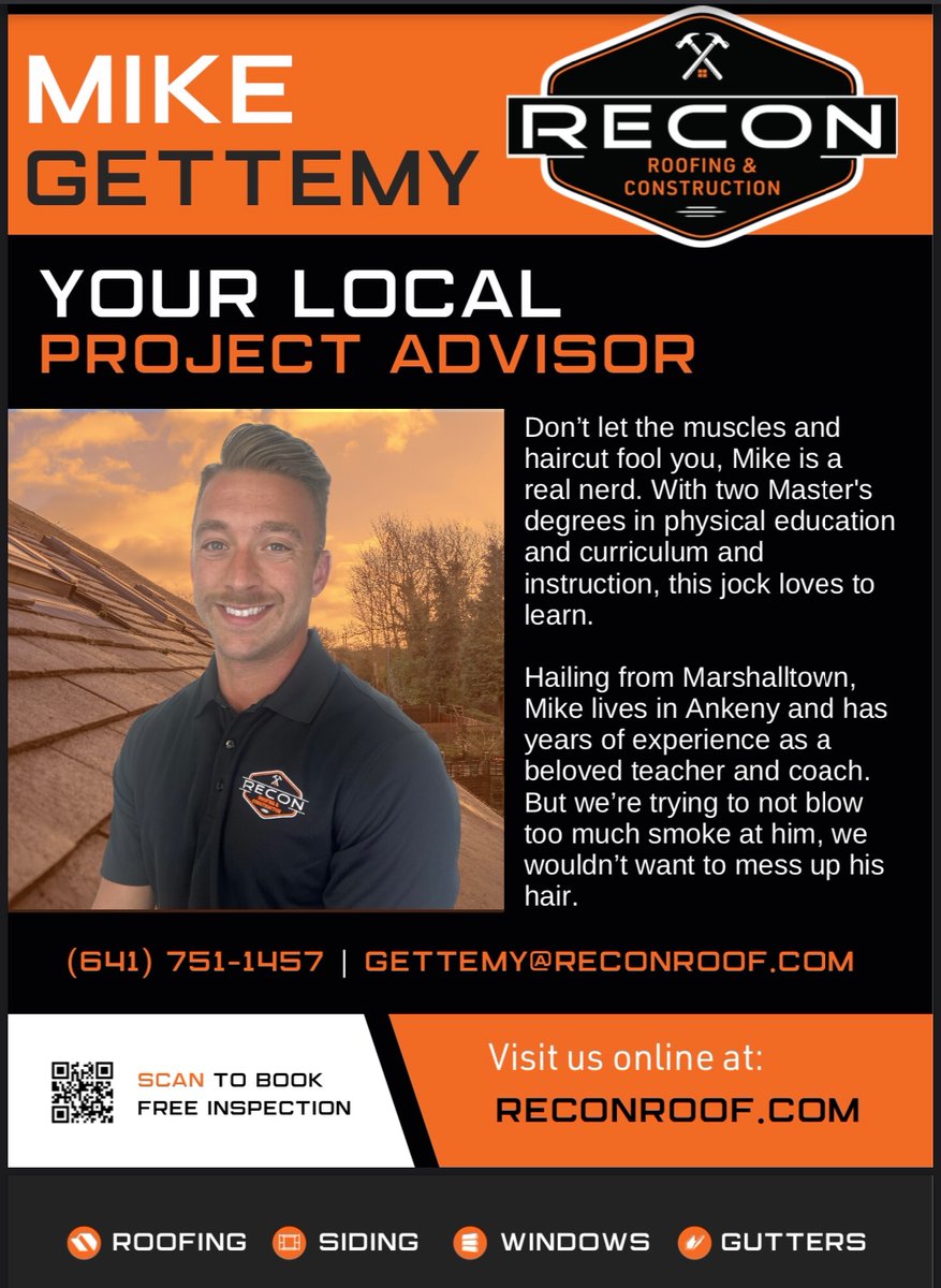 MikeGettemy's tweet photo. Many of use are out and about helping our communities repair roofs, assess damage and lend a helping hand. If you or someone you know has been affected by the recent weather- feel free to reach out and share with ur people. 

641-751-1457
https://t.co/V9C861UXJ4 https://t.co/YtaIdASkEM