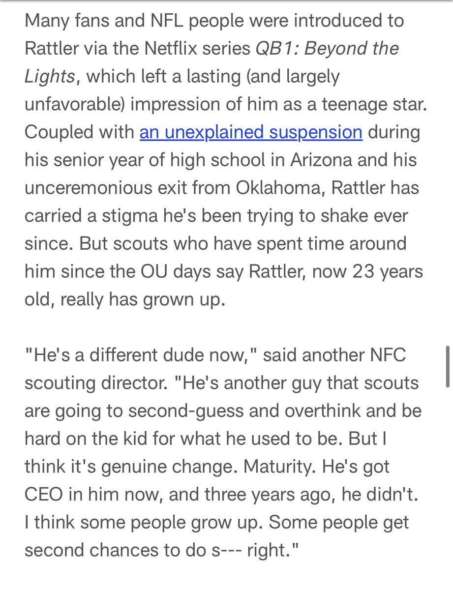 The drought is over: The #Saints have selected South Carolina QB Spencer Rattler at No. 150 overall. 

A new QB record 138 picks between the selections of Bo Nix and Rattler, whom some scouts and coaches ranked above No. 8 overall pick Michael Penix Jr. 

nfl.com/news/2024-nfl-…