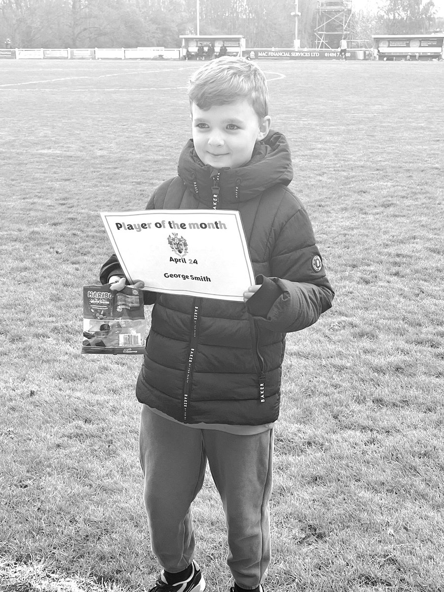 Player of the month presented at half time @btafcjuniors ⚽️😚