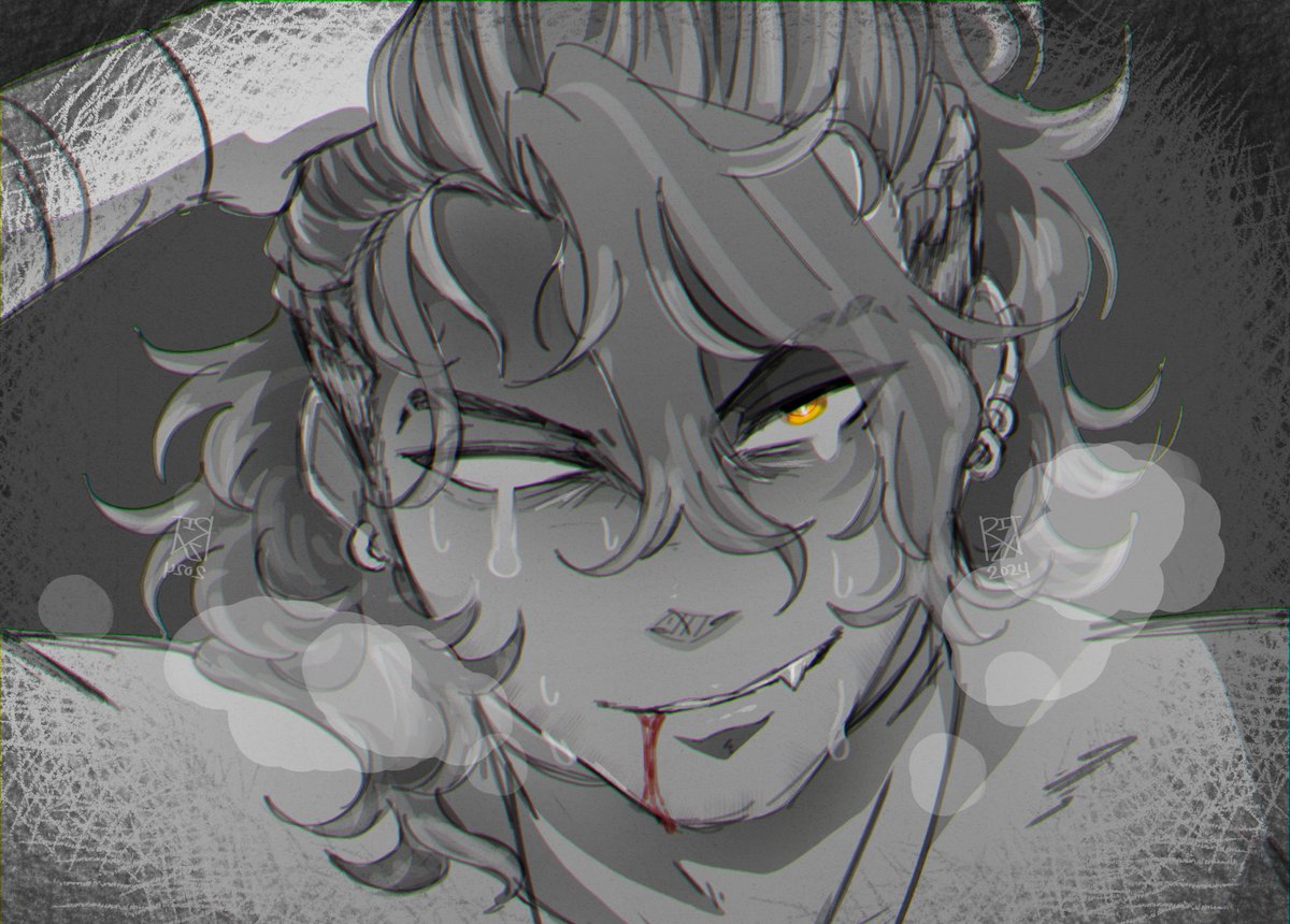 Mr_R1tZ_21's tweet image. he's feelin' a lil peckish 

(a redraw of his recent art,,,,its too good ^q^)
#GBArt #GBShowcase