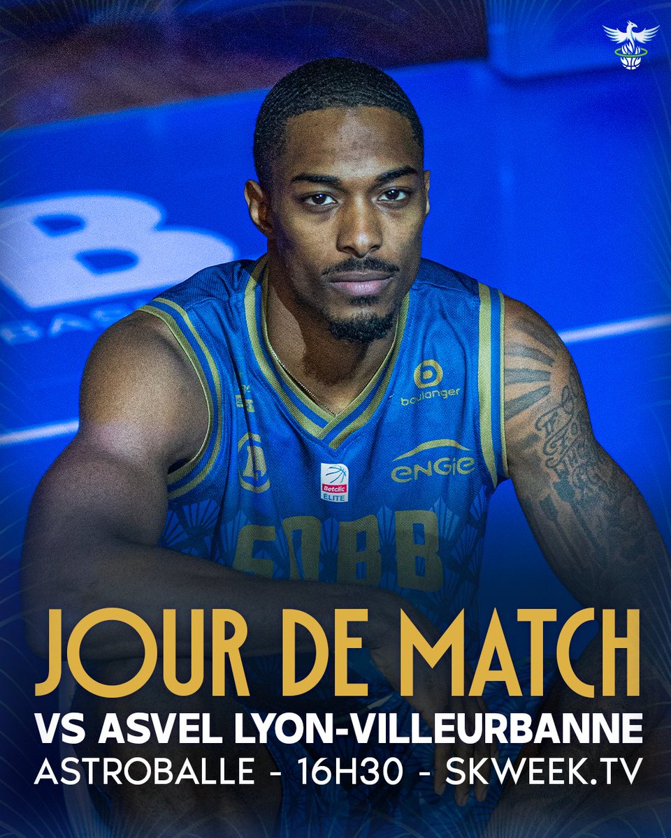 𝗝𝗢𝗨𝗥 𝗗𝗘 𝗠𝗔𝗔𝗔𝗔𝗧𝗖𝗛 ! 💙

Choc de haute voltige pour nos Phénix aujourd'hui ! 

⏱️ 16h30
🆚 <a href="/LDLCASVEL/">LDLC ASVEL</a> 
🗓️  32ᵉ journée
🏟️ Astroballe
📺 <a href="/skweektv/">SKWEEK</a> 
📲 Score en direct sur nos réseaux sociaux
#Ensemble
