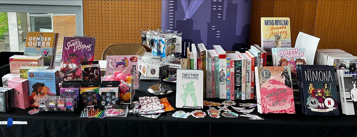 Many fine wares for sale at this year's WWU QueerCon! Come find us at table 305 and check out all the other awesome tables and panels!