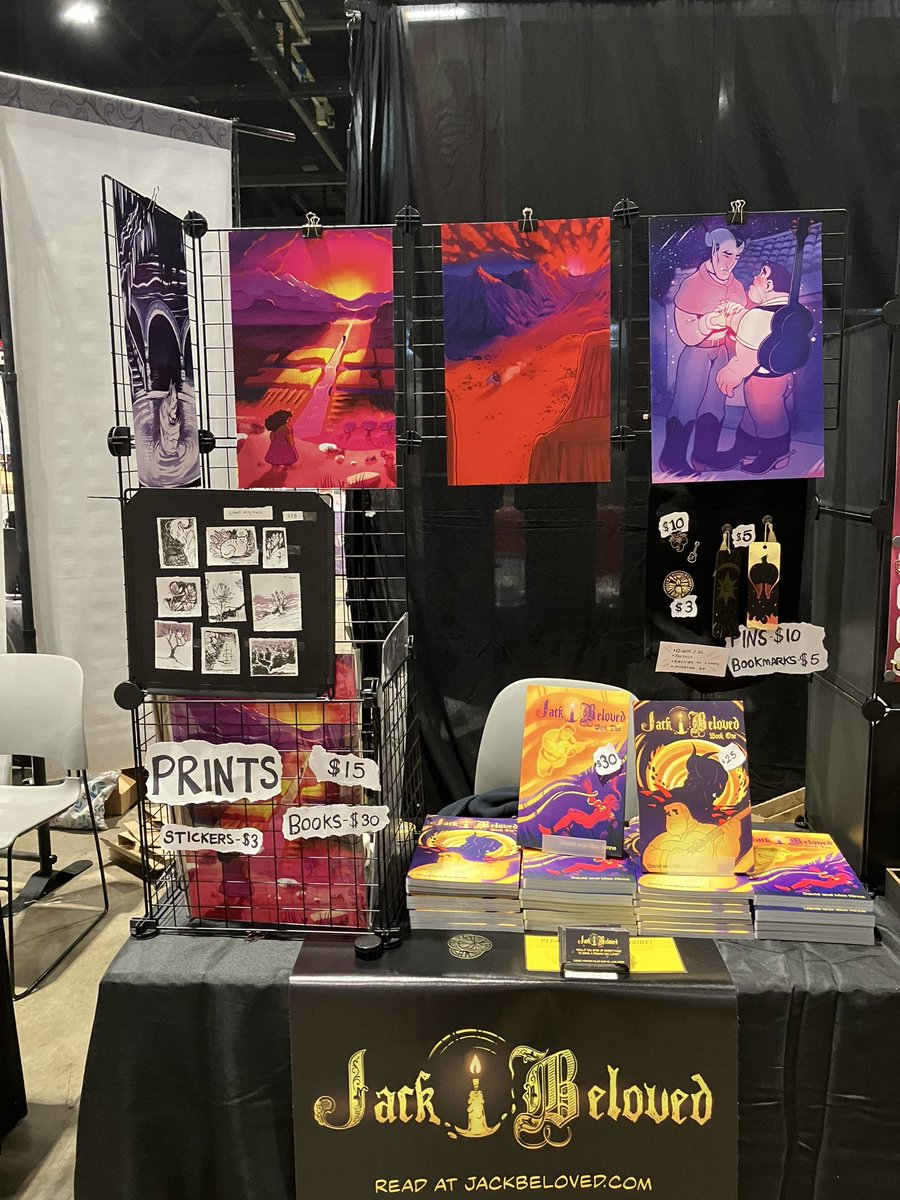 Max is at the Chicago Comic And Entertainment expo today at booth c2e2! If you happen to be going, check out the booth and our Jack Beloved merch!
