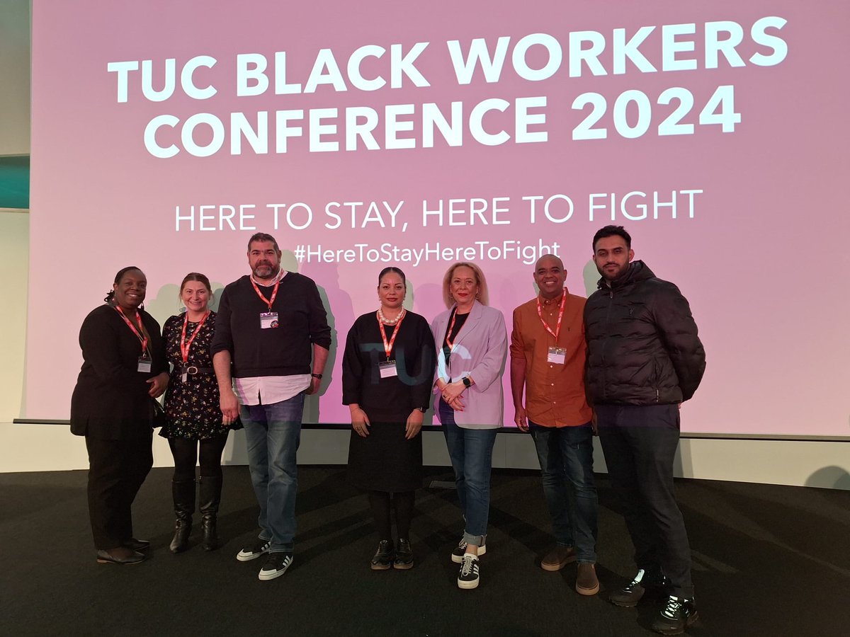 Fantastic to see such a strong delegation from @NAHTnews attending @The_TUC Black Workers Conference @CookieBaloo #HereToStayHereToFight