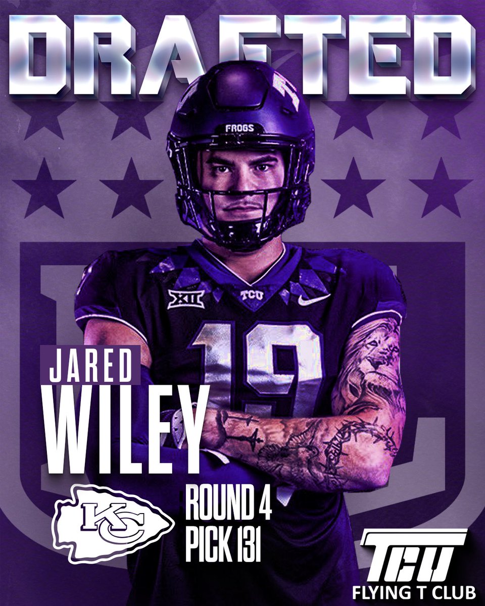 Wiley ➡️ KC! #GoFrogs #TCUNIL #NFLDraft