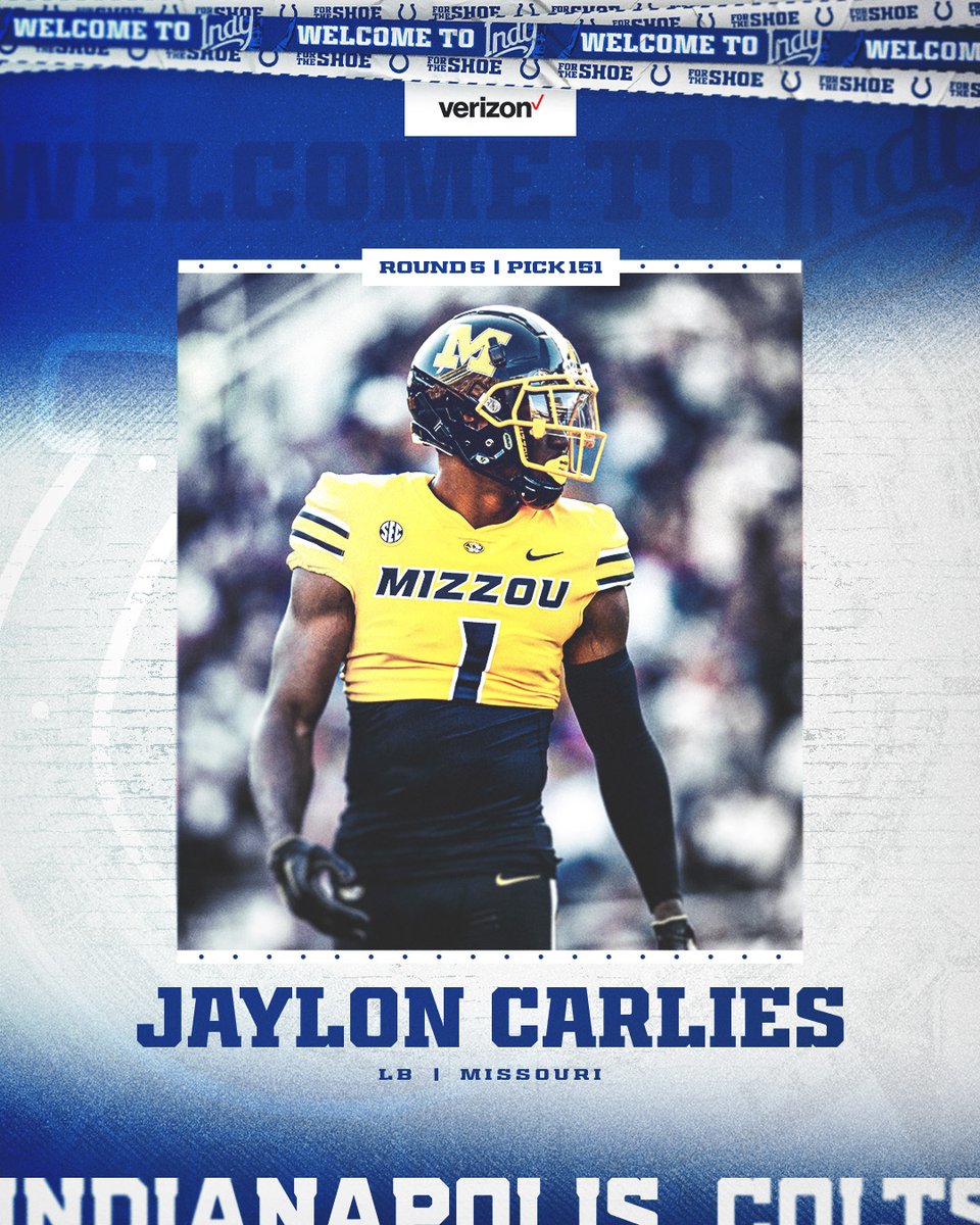 Mizzou to the Shoe. Welcome to Indy, @TheBoy_JC!