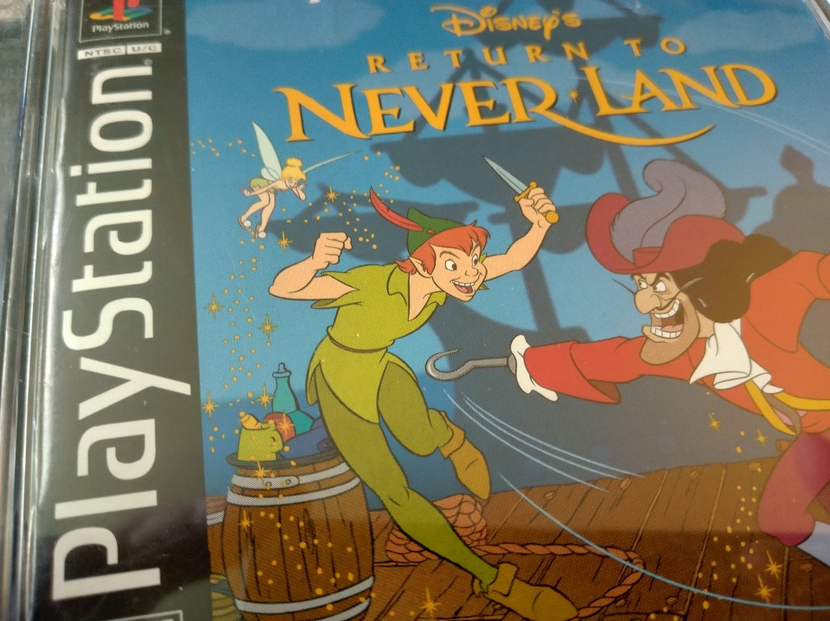 I've never played this before, but it's a side scroller on PS1 and I don't have many of those. Also it's Peter Pan so it's gotta be good! 💚
#Gaming #VideoGames #Disney #RetroGaming #Retro #RetroDisney #PeterPan #Tinkerbell #Pan