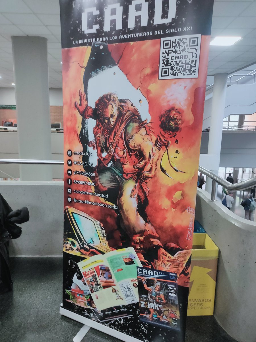 Pulsaunatecla's tweet photo. Que buena charla con los amigos @tranqui69 y @Dwalin15 en el stand del @caad_es de @retropolisvlc, un placer conoceros 😊 https://t.co/2pCJv4XDVr