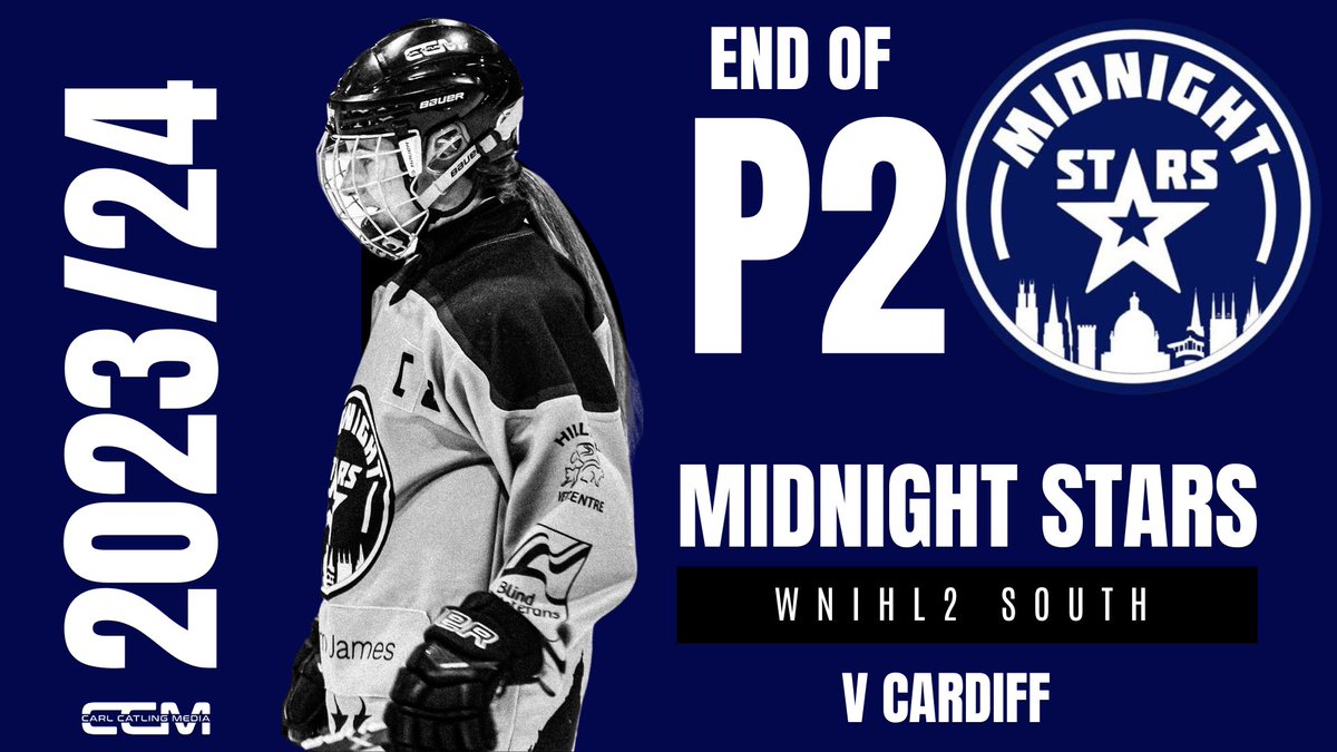 End of P2 Oxford 0-6 Cardiff Goals for Cardiff Shackley, Davies, Cannon and Taylor @MidnightsHockey