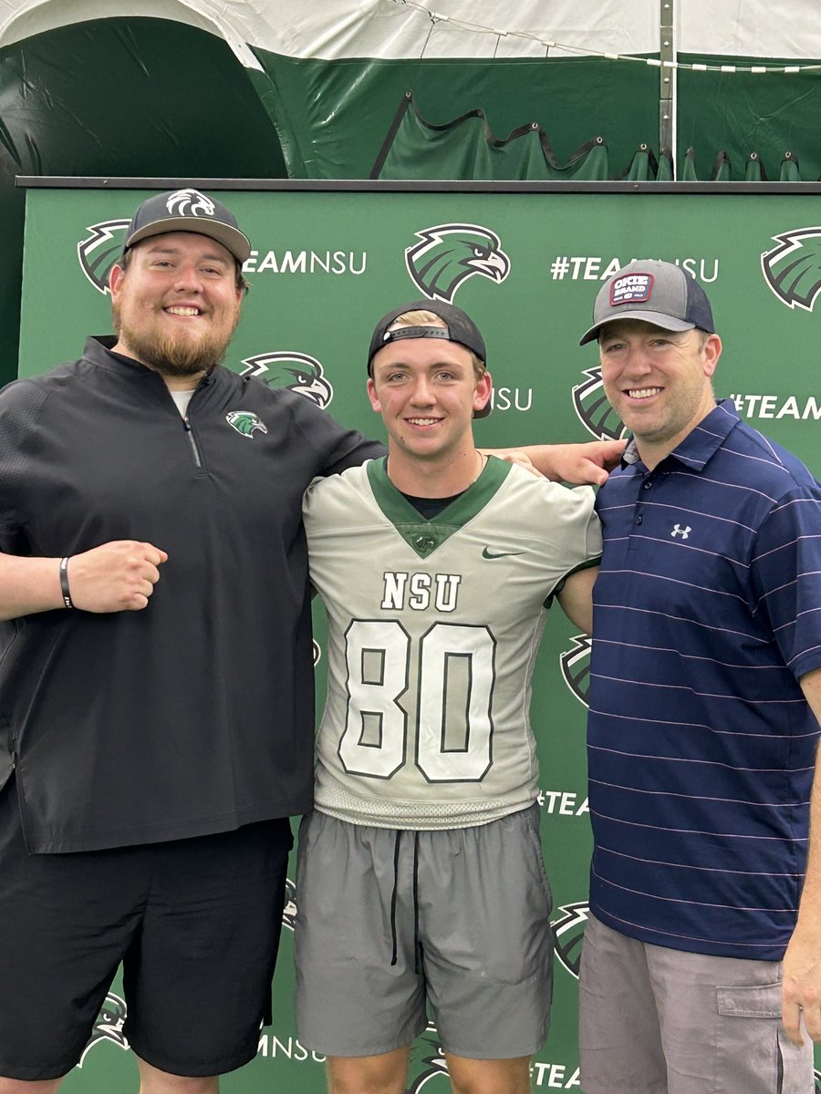 Had a great time at @NSU_Football junior day! @Robcast70 @RecruitBixbyFB