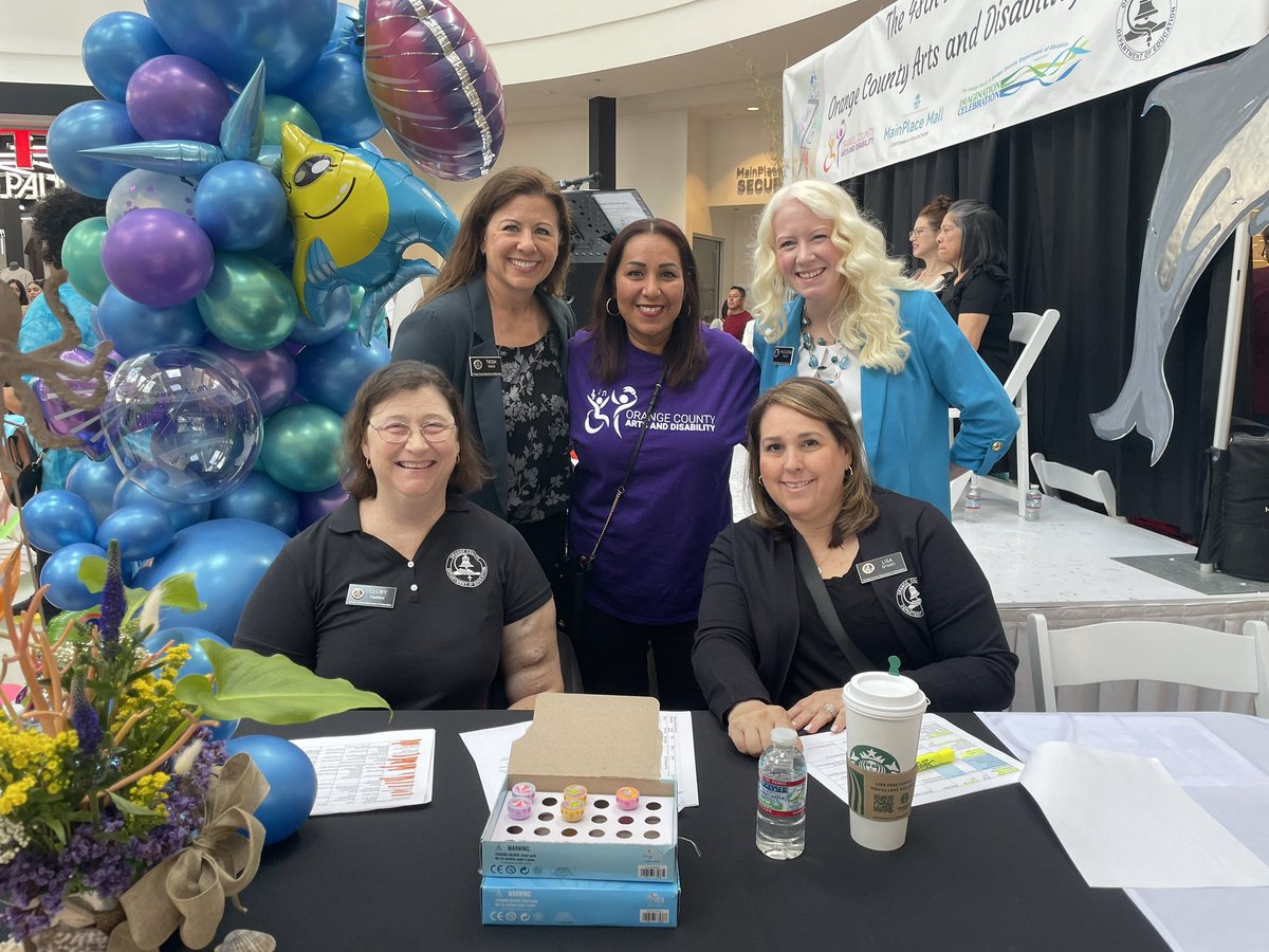 swansonjonathan's tweet photo. If you have never been, you should check out the Orange County Arts and Disability Festival. It is such a great celebratory event. You won’t regret it!  Happening now at the MainPlace Mall.  @OCDeptofEd https://t.co/VGOmThGsvs