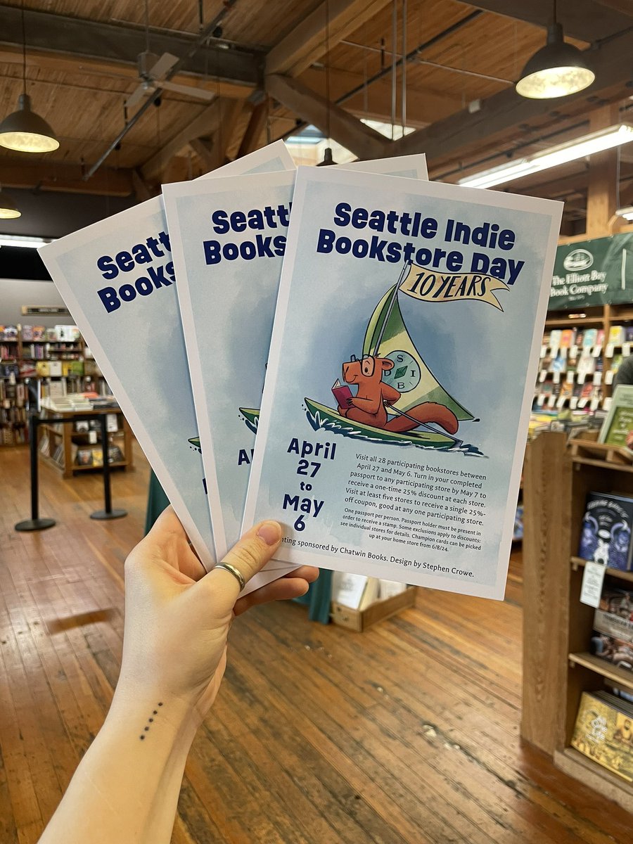 ElliottBayBooks's tweet photo. @rupikaur_ And, of course, don’t forget to grab your #sibd passports! https://t.co/2WlS1icSgL