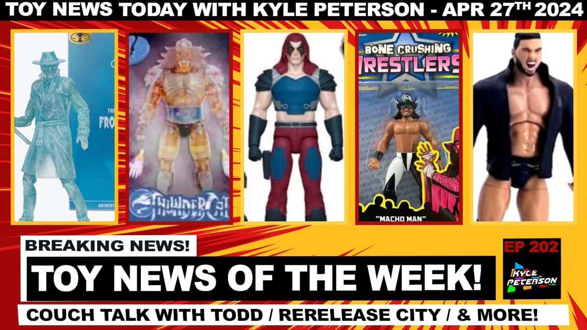 Toy News for the Week of April 21st 2024! A Chat From The Couch & Plenty of News youtu.be/K9G_GSBEUak?si… #toys #toynews #scratchthatfigureitch #actionfigures #actionfigure #marvel #dc #aew #wwe #mattel #super7 #neca #tmnt #heman #gijoe #hasbro #mcfarlane_toys_official #mcfarlane