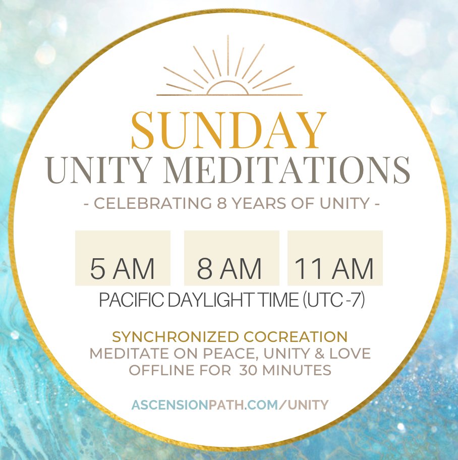 sandra_walter's tweet photo. See you in the field for the #SUNdayUnityMeditations

Because #Ascension https://t.co/gHOkajnTGI