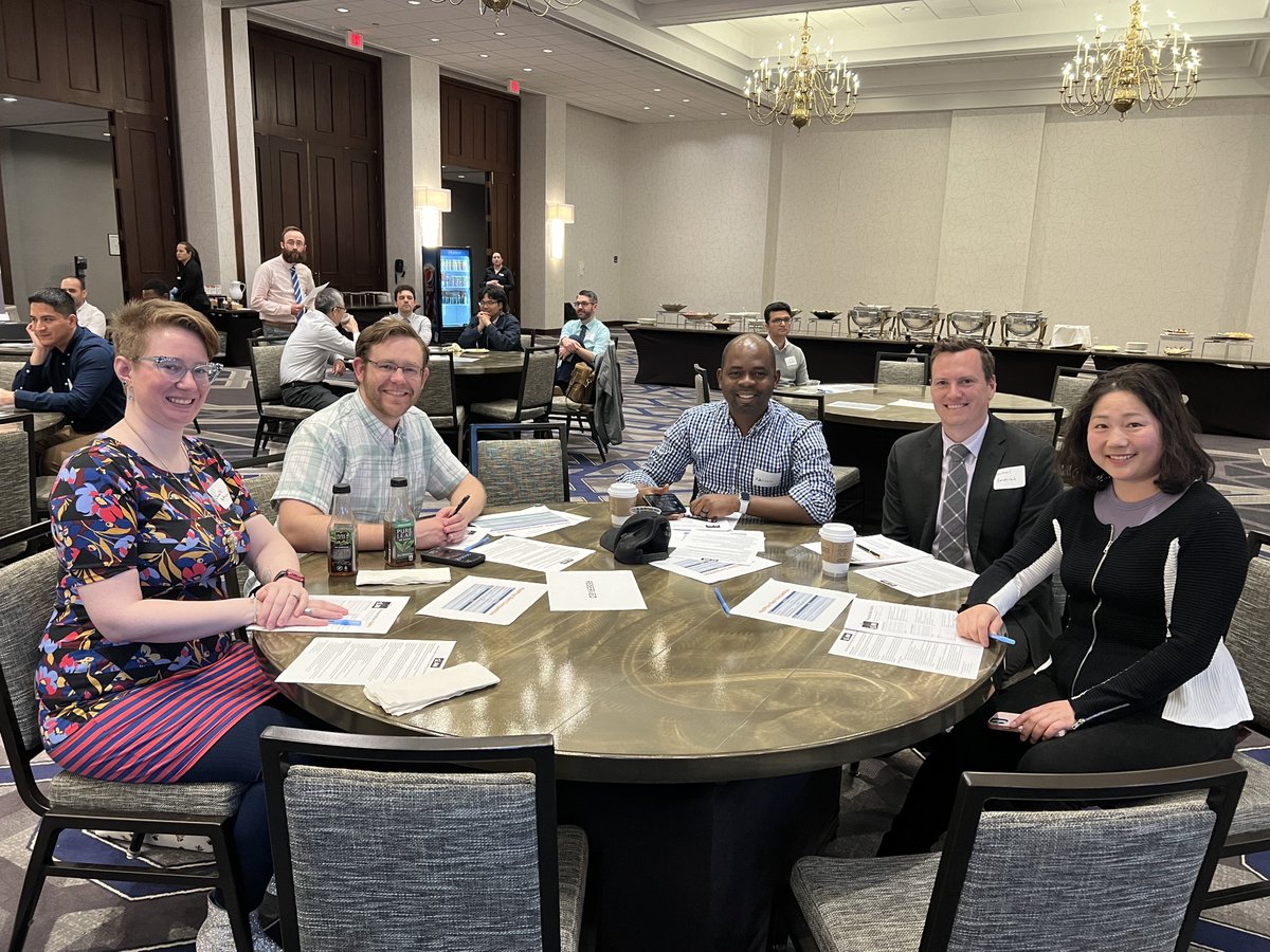 Massive shoutout to our awesome judges who rocked the house at #ORVC MedPhys Slam competition! 🎤🌟 #MedPhysSlam #ThankYou 
Left to Right:
Danielle Anthony
Dr. Christopher Stanley
Dr. Adekunle Adesanya
Dr. Michael Handschuh
Yan Ivy Xiao