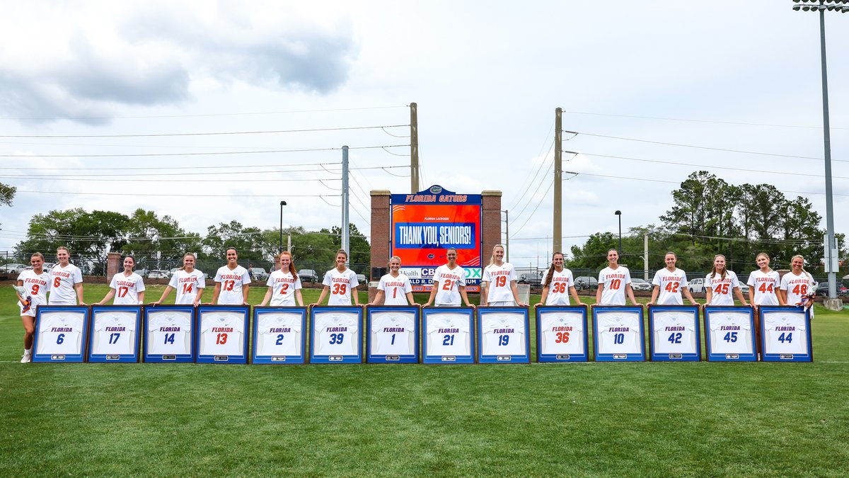 So proud of our seniors 🩶🎓 #FLax | #GoGators