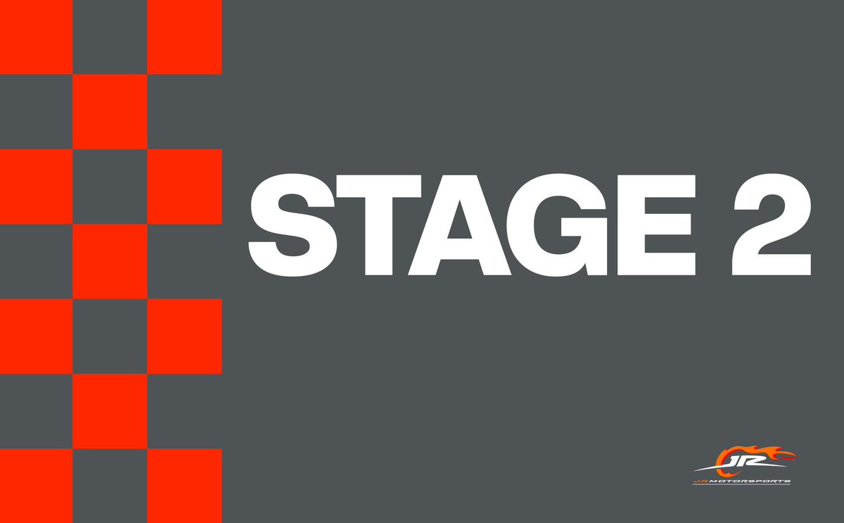 Stage 2 is (d)Over. P6 - @J_Allgaier P9 - @sammysmithSS P11 - @BrandonJonesRac P13 - @Carson_Kvapil P14 - @sam_mayer_