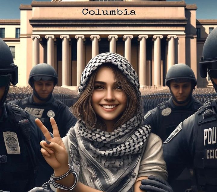 Never give up ✌️ #Explore #ColumbiaUniversity #Humanity #SolidarityWithGaza