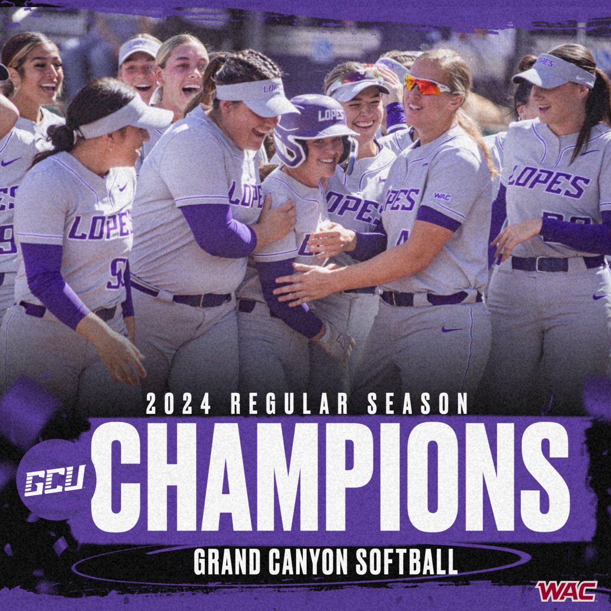 🏆 𝗥𝗲𝗴𝘂𝗹𝗮𝗿 𝗦𝗲𝗮𝘀𝗼𝗻 𝗖𝗵𝗮𝗺𝗽𝗶𝗼𝗻𝘀

Congratulations @GCU_Softball!
#OneWAC x #WACsb