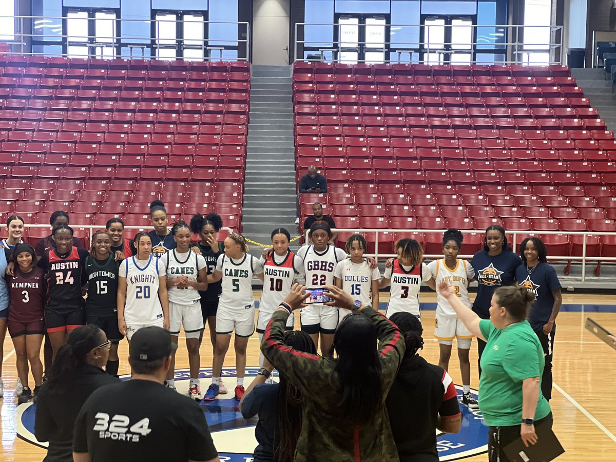elkins_girls's tweet photo. FBISD ALL-STAR GAMES!!! 
@TalentedWay @maddierhea4  representing for the Lady Knights.. Great game!!  Home team with the win!! 
Gonna miss these two seniors!!💛💙🏀 @FBISDAthletics @EHS_Knightswire @djackson11SU @CourtneyMuceus https://t.co/qrS7rGAybI