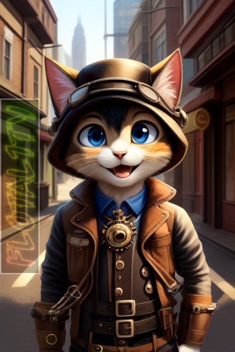 Flotal1ty's tweet photo. Happy #Caturday 😻
#AIart #AIArtwork #AIArtistCommunity #AiArtSociety #AIartGallery #AIartists https://t.co/dTOU26Cqgb