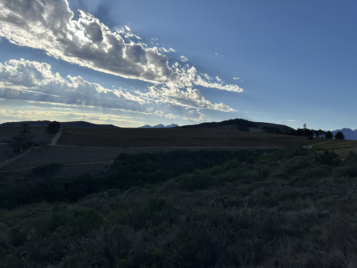 30 years ago, we would have entered a wine farm as farm workers. At the crack of dawn today, we hiked at a Stellenbosch Wine Estate. We sat on top of a mountain on a beautiful rock, had b/fast and took in the beautiful views from up there. To all our freedom fighters, Thank You🇿🇦