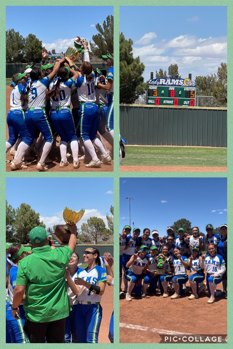 Montwood RAMS are bi district Softball champions.  We are very proud of you.  On to the next round.  Way to #Earnyourhorns