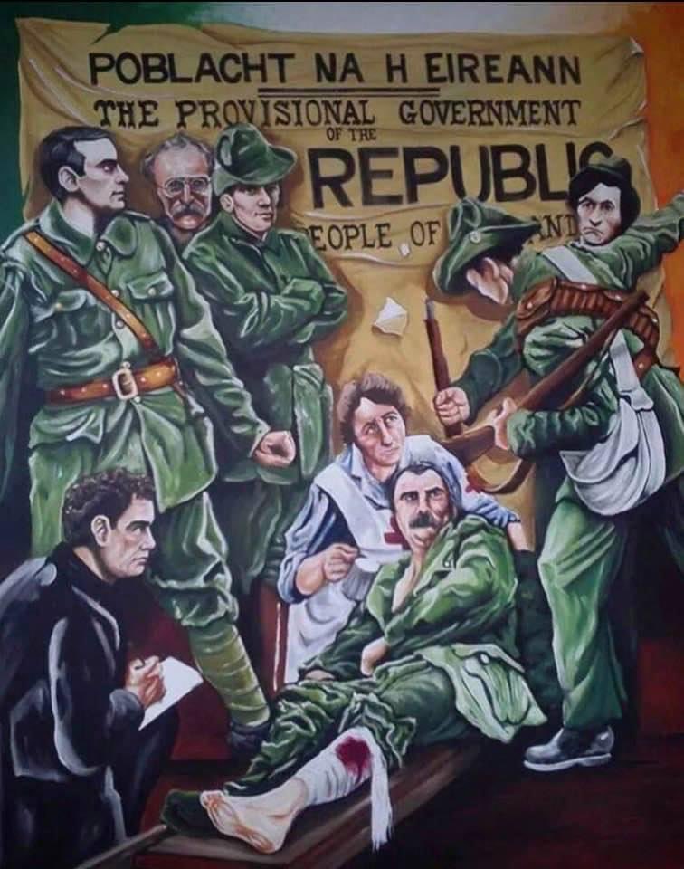 27th April 1916 James Connolly is wounded but continues on