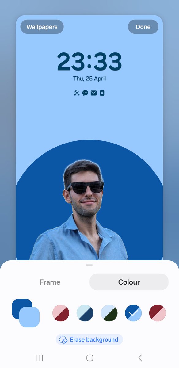 AlexisDevXDA's tweet photo. Background changer for all photos. You can change the filter, colors and the shape https://t.co/e8qkGOhe0F