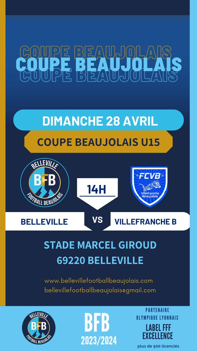 BELLEVILLE FOOTBALL BEAUJOLAIS tweet media