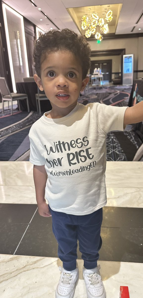 Just wrapped up the #WLESummit with 140 women leaders from across the nation, representing 1 in 4 kids. Shout out to  @WeAreILO  team for executing on a phenomenal event! Special thanks to my son Cayden, who inspires me every day for why we do this work.