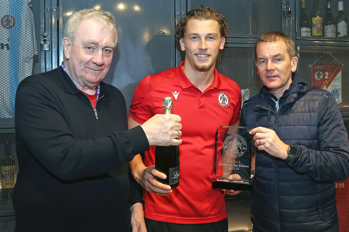 Congratulations to your player of the Season <a href="/bradhills__/">Brad hills</a> <a href="/ASFCofficial/">Accrington Stanley</a> <a href="/NorwichCityFC/">Norwich City FC</a>