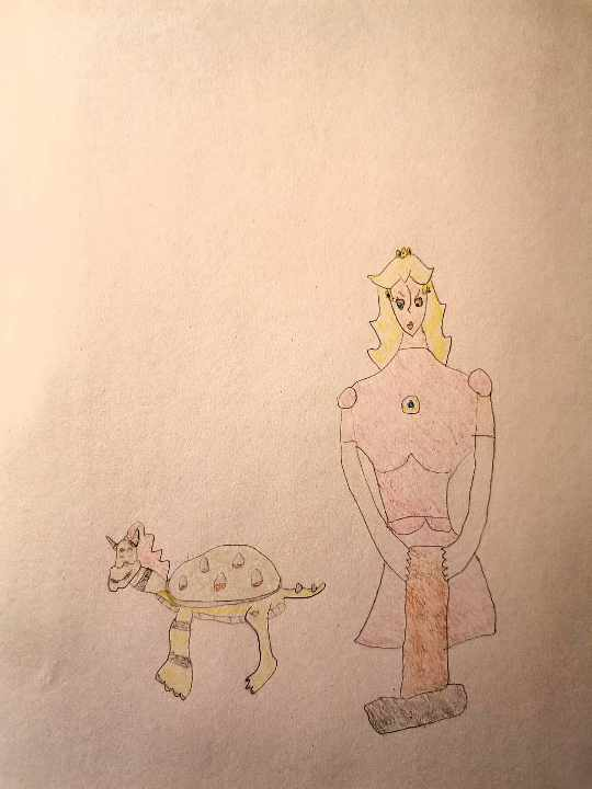 this princess peach fights bowser part 5. #peach #princesspeach #princess #princesstoadstool #toadstool #bowser #koopa #king #kingkoopa #drawing #art #sketch #pencildrawing #pencilsketch