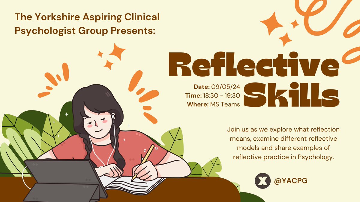 The YACPG is excited to share the next free CPD session available to all who are aspiring to a career in Clinical Psychology. 

Sign up here: ticketsource.co.uk/yorkshire-aspi…