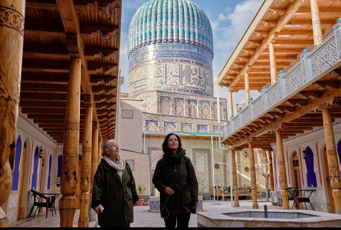 There is so much more I could have said .. Uzbekistan is where Ulugh Beg’s observatory was mapping stars in the 15th century, and the native region of the man from whom we get the word ‘algorithm’. But mainly this is about travels with my mother!