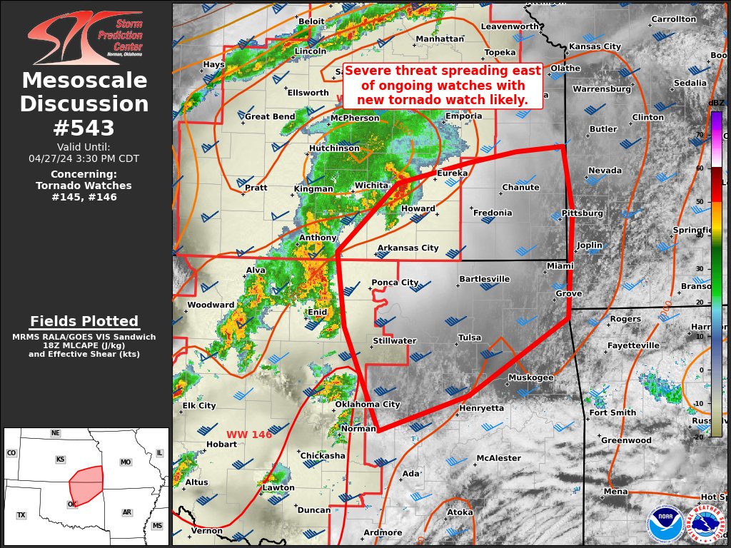 1:56pm CDT #SPC_MD 0543 , #arwx #mowx #okwx #kswx, spc.noaa.gov/products/md/md…